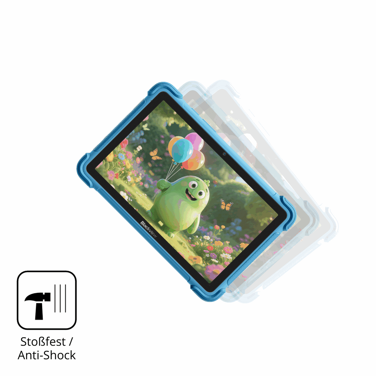 Schutz gegen Kratzer auf dem Blackview Link 1 Kids Glas durch Schlüssel, Stöße gegen die Tischkante oder Stürze