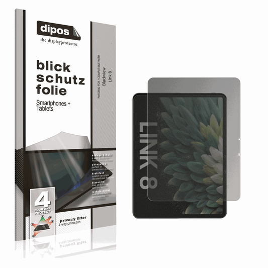Blickschutzfolie für Blackview Link 8 matt Schutzfolie Privacy