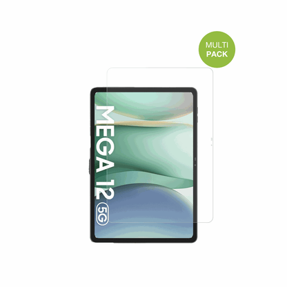 BlackviewMega 12 mit aufgebrachter dipos Displayschutzfolie, die lästige Fingerabdrücke minimiert