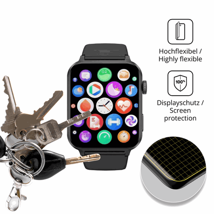 dipos Displayschutz für Blackview R30 Max, transparente Oberfläche, geringe Dicke und perfekte Passform