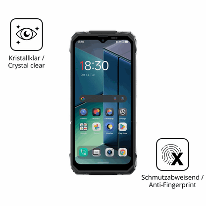 Flexible TPU-Folie passend zugeschnitten für Blackview Rock 1, vollständige Abdeckung