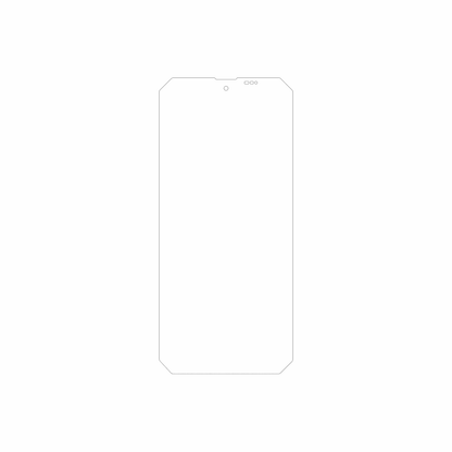 dipos Displayschutz für Blackview Rock 1 Pro, mattierte Oberfläche, geringe Dicke und perfekte Passform