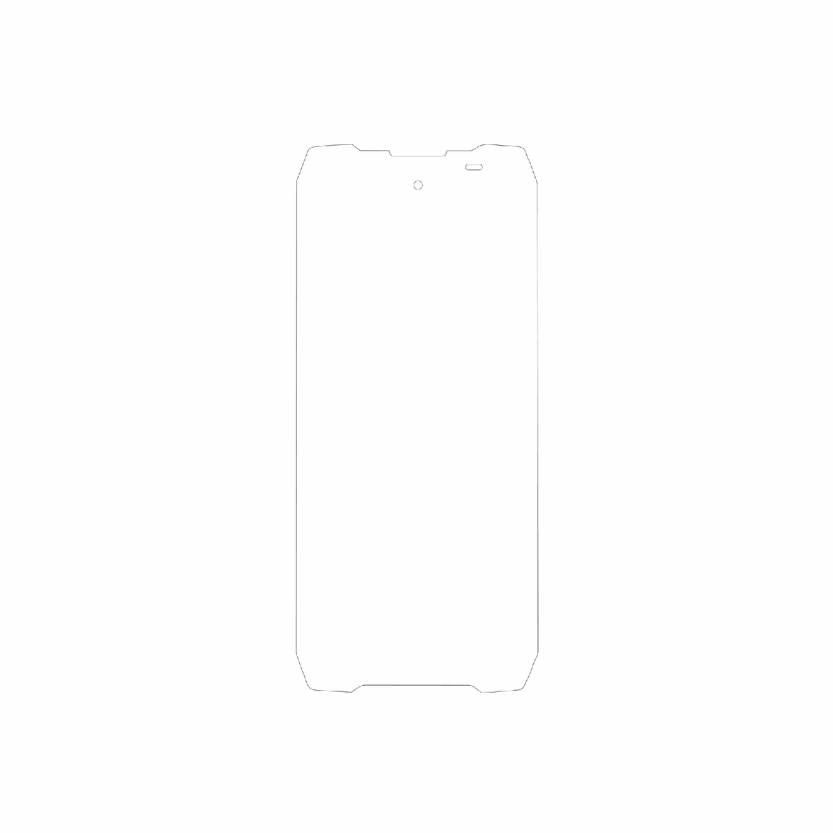 dipos Displayschutz für Blackview Rock 2, mattierte Oberfläche, geringe Dicke und perfekte Passform