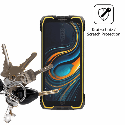 Schutz gegen Kratzer auf dem Blackview Rock 2 Pro Glas durch Schlüssel oder Ähnliches