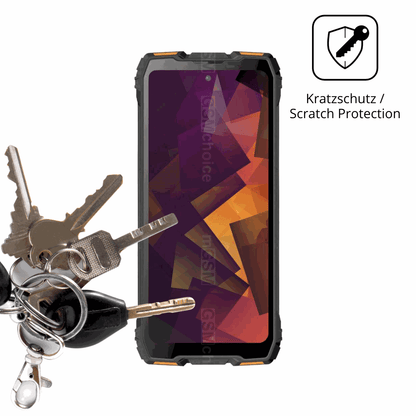 Schutz gegen Kratzer auf dem Blackview Rock 3 Glas durch Schlüssel oder Ähnliches