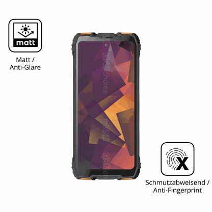 9H Hartbeschichtete, flexible Folie passend zugeschnitten für Blackview Rock 3