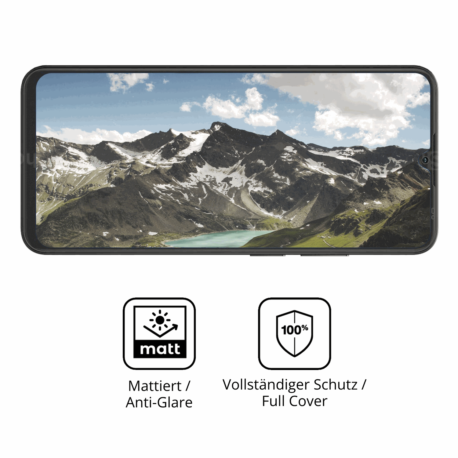 Flexible TPU-Folie passend zugeschnitten für Blackview Wave 10, vollständige Abdeckung