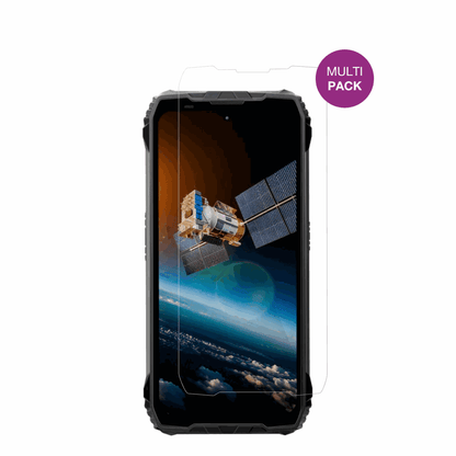 blackviewxplore 2 satellite mit aufgebrachter dipos Displayschutzfolie, glasklare Darstellung ohne Einschränkungen