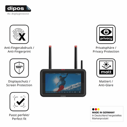 Privatsph�re-Schutz durch Sichtschutz-Folie passend zugeschnitten f�r Atomos Ninja TX