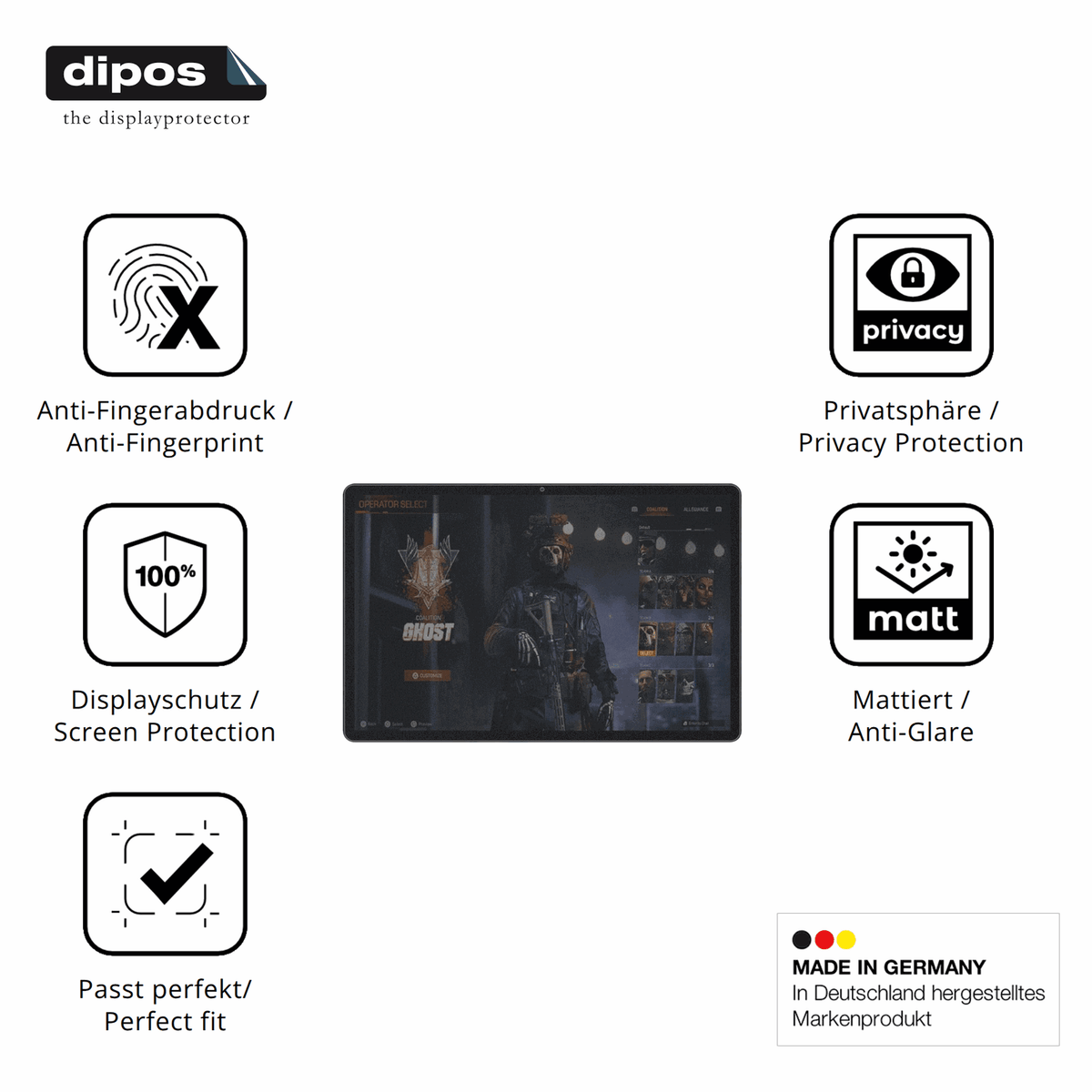 Privatsphäre-Schutz durch Sichtschutz-Folie passend zugeschnitten für DRIVNEXT M901