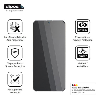 Blickschutzfolie für FOXIONO Reno5 matt Schutzfolie Privacy