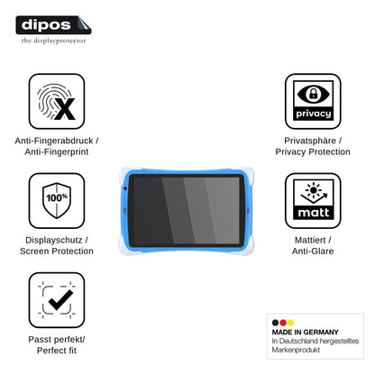 Blickschutzfolie für Gezoon Kinder Tab 10 matt Schutzfolie Privacy