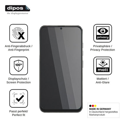 Blickschutzfolie für LatsYrs L26 Ultra matt Schutzfolie Privacy