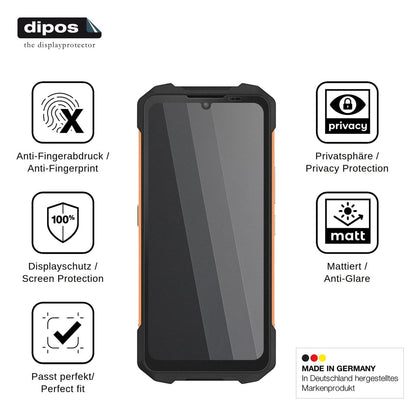 Blickschutzfolie für Philips S8320 matt Schutzfolie Privacy
