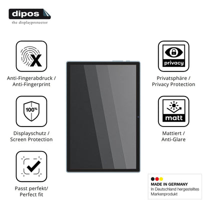 Privatsphäre-Schutz durch Sichtschutz-Folie passend zugeschnitten für Teclast H104