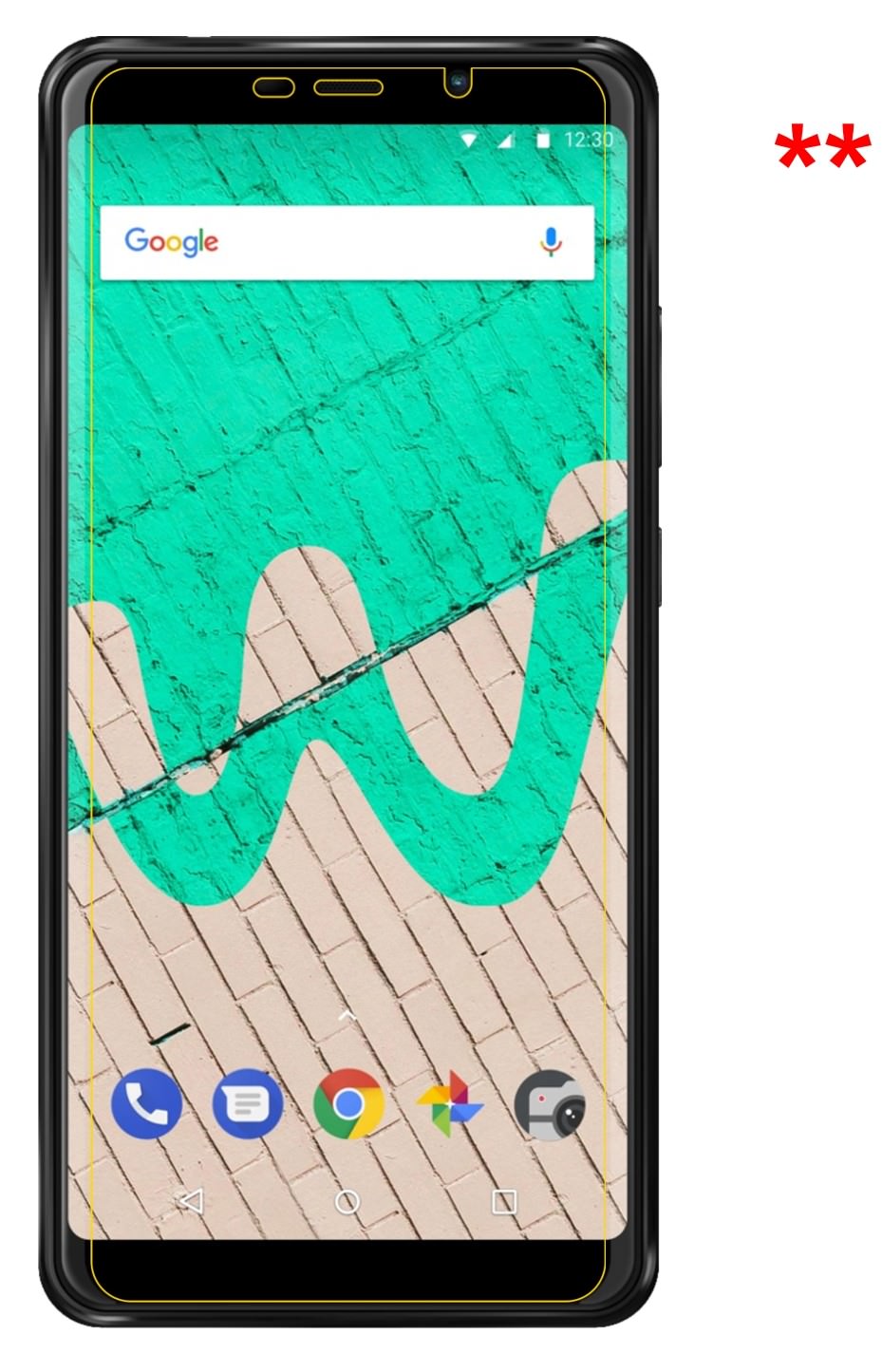 Dünne und klare Folie passend zugeschnitten für Wiko View Max