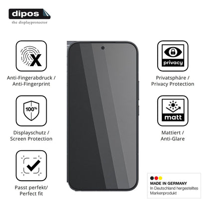 Privatsphäre-Schutz durch Sichtschutz-Folie passend zugeschnitten für Xiaomi Redmi K100 Pro
