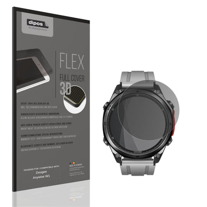 Blickschutzfolie von dipos passend für Doogee Anywise W1, 100% Displayabdeckung und blasenfreie Montage