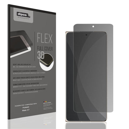 Blickschutzfolie von dipos passend für Huawei Mate X7 Aussenseite, 100% Displayabdeckung und blasenfreie Montage