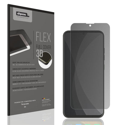 Blickschutzfolie von dipos passend für Teracube 2s, 100% Displayabdeckung und blasenfreie Montage