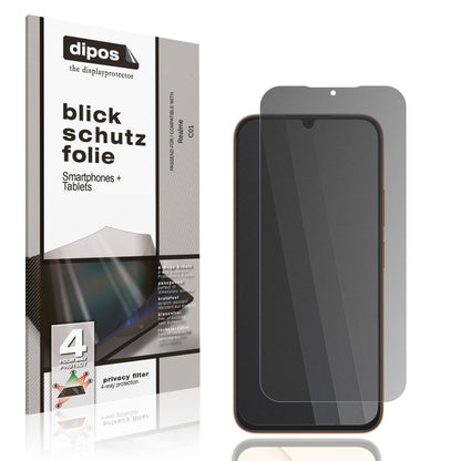 Displayschutz mit Blickschutzfilter-Effekt zur Unterstützung beim Schutz sensibler Daten