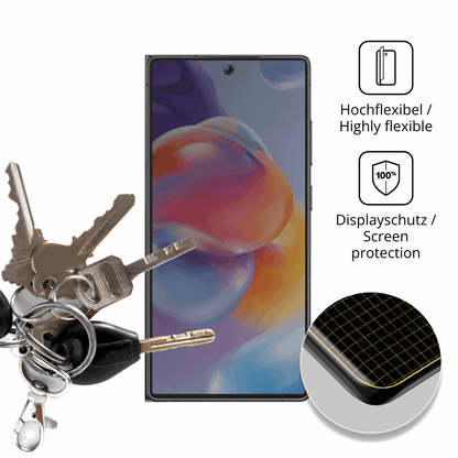 dipos Displayschutz für BLKE Max B25, mit Blickschutzfilter und perfekter Passform auch für die Rundungen