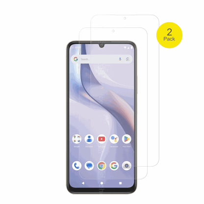 BLUBold K12 mit aufgebrachter dipos Flex Schutzfolie, glasklare Darstellung ohne Einschränkungen