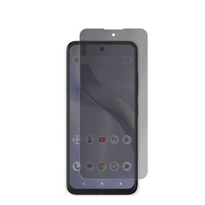 BLUBold K22 mit aufgebrachter dipos Flex Schutzfolie, die seitliche Einblicke blockiert