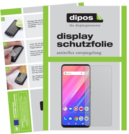 Matte Displayschutzfolie von dipos passend für BLU BOLD N1, präziser Zuschnitt und blasenfrei montiert
