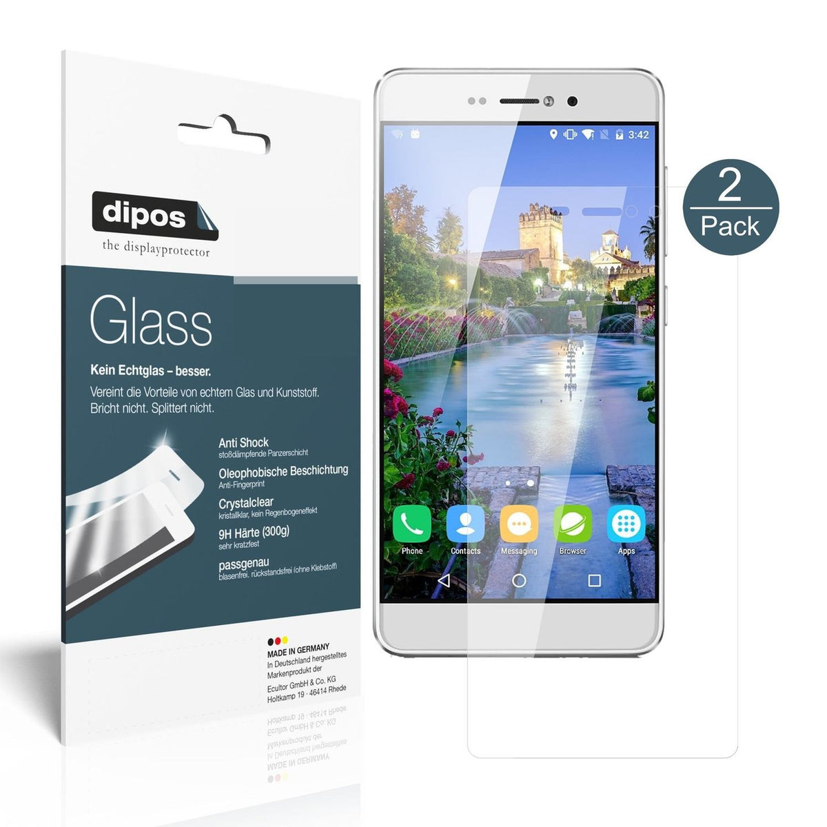 Perfekte Passform und ultimative Qualität: Unser 9H Panzerglas bietet Schutz für BLUBOO-Picasso 5 Zoll