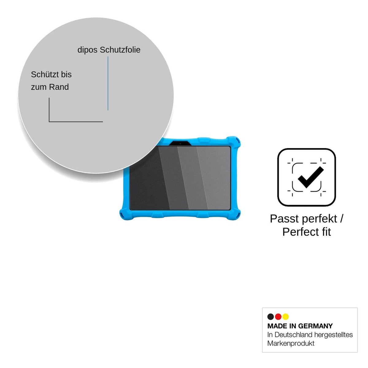 Blickschutzfolie für AngelTech XL Pro matt Schutzfolie Privacy