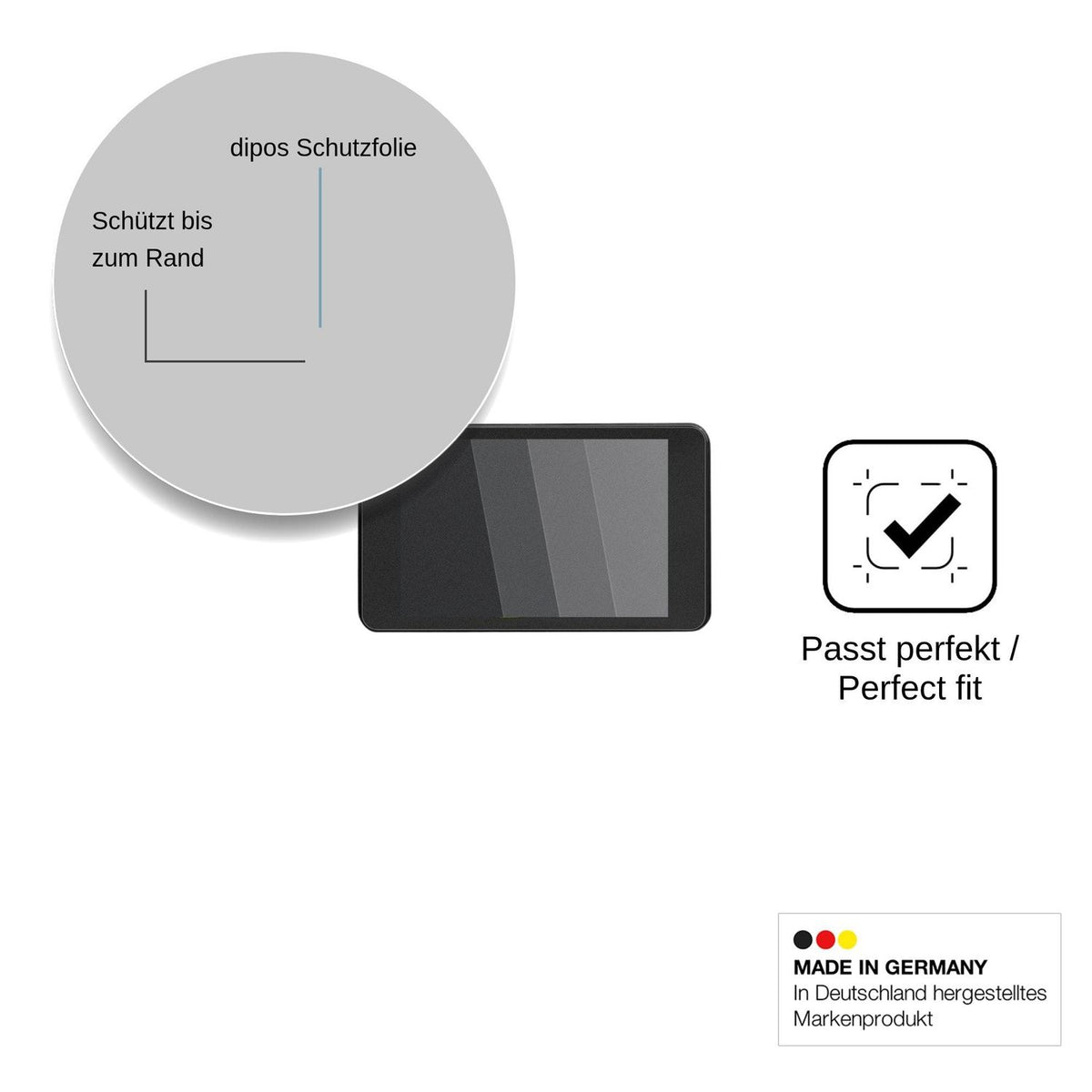 Blickschutzfolie für Beazoom T8 matt Schutzfolie Privacy