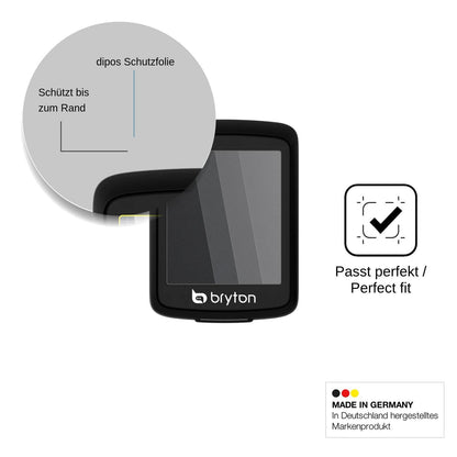 Blickschutzfolie für Bryton Rider E10 matt Schutzfolie Privacy