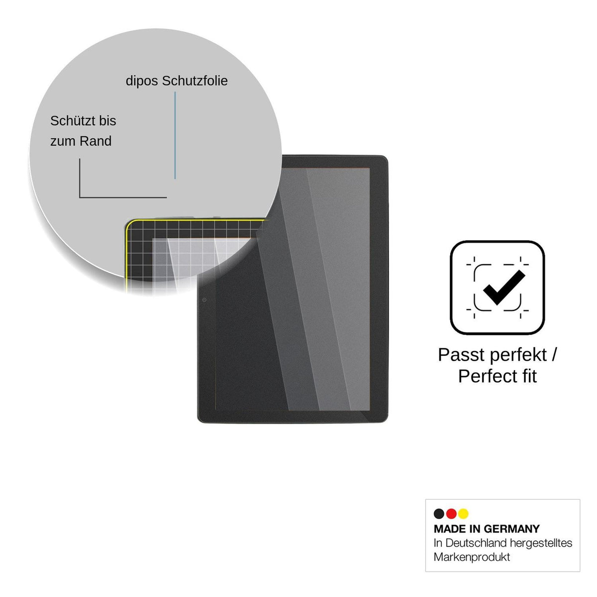 Blickschutzfolie für Danew DSlide 1018 matt Schutzfolie Privacy