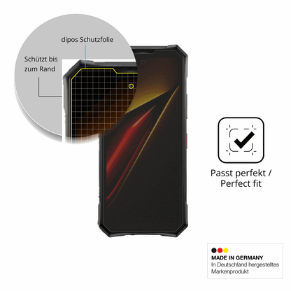 Schutz gegen Kratzer auf dem Doogee S300 Pro Glas durch Schlüssel oder Ähnliches