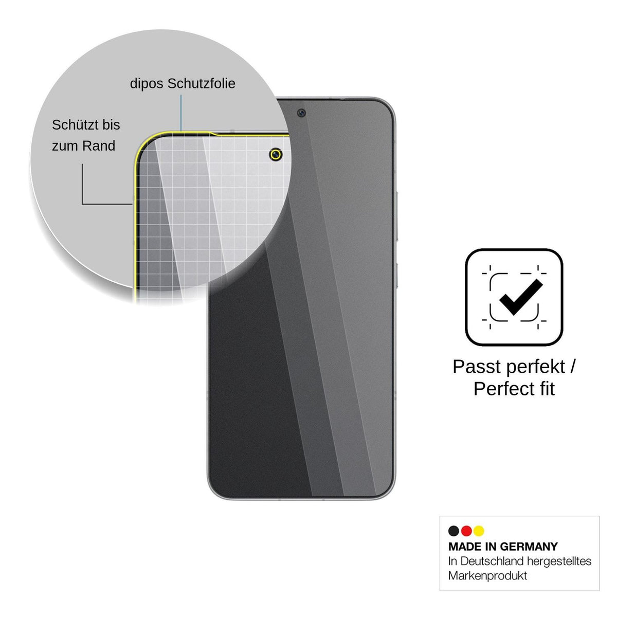 Blickschutzfolie für Honor Win Turbo2 matt Schutzfolie Privacy