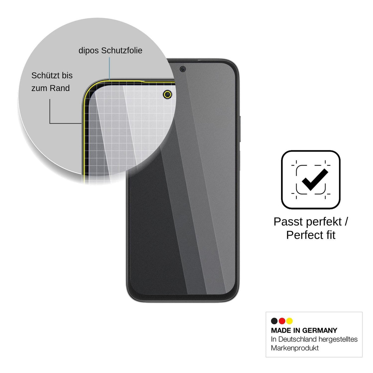 Blickschutzfolie für Honor X8e s matt Schutzfolie Privacy