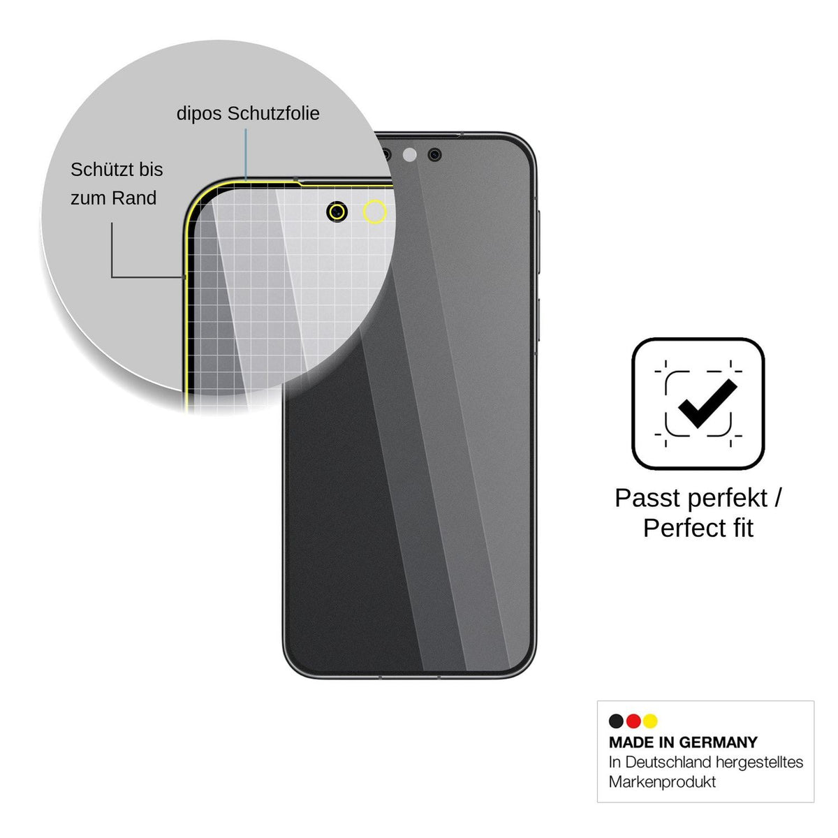Blickschutzfolie für Huawei Mate 90 Pro matt Schutzfolie Privacy