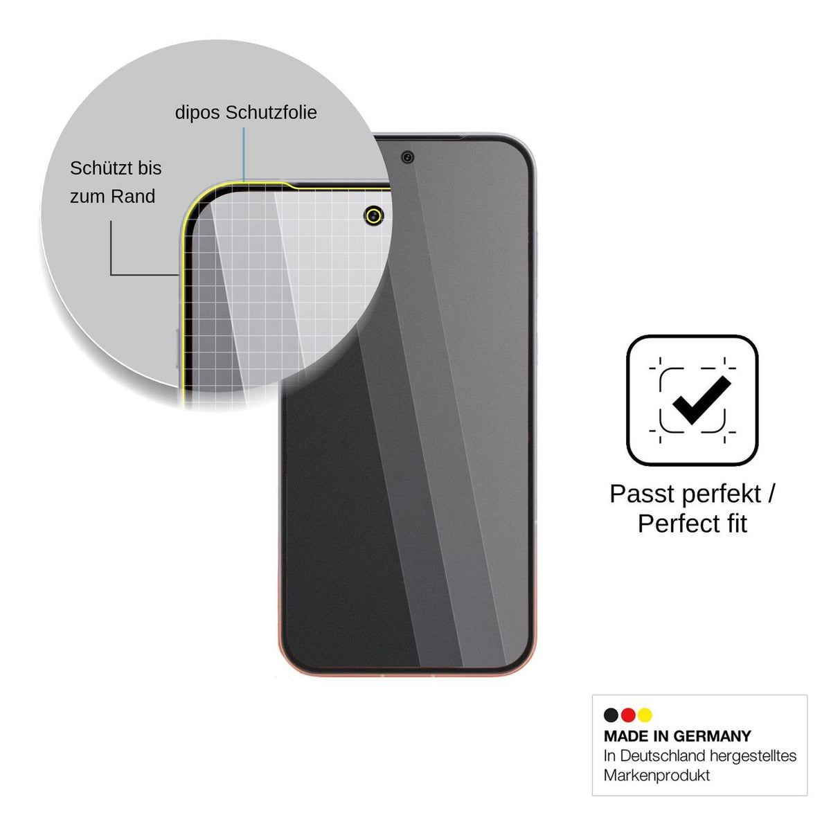 Blickschutzfolie für OnePlus Ace 7 matt Schutzfolie Privacy