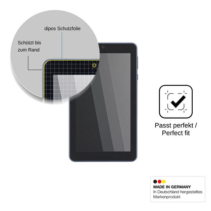 Blickschutzfolie für ONN Surf Tablet 7 matt Schutzfolie Privacy