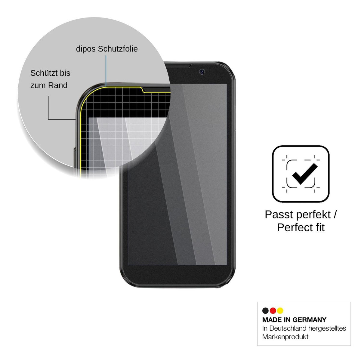 Blickschutzfolie für Soyes 18 Pro matt Schutzfolie Privacy