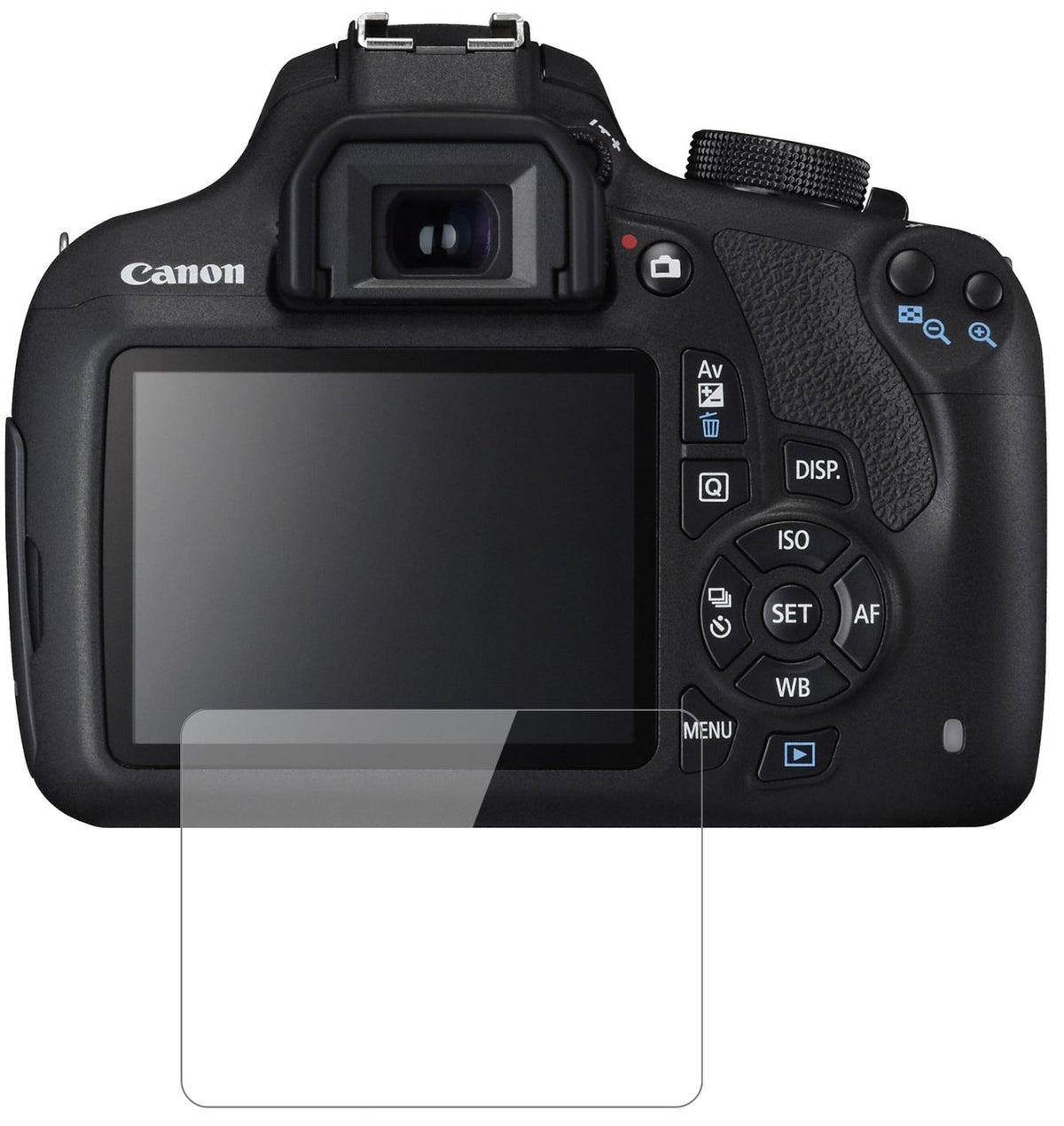 1x 9H Schutzfolie für Canon EOS 1200D Panzerfolie