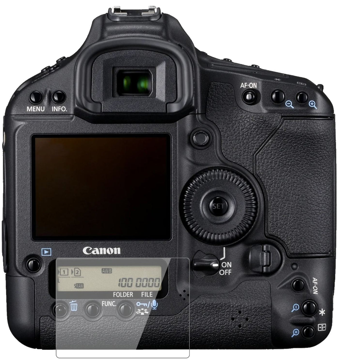 1x 9H Schutzfolie für Canon Eos 1D Mark IV Panzerfolie