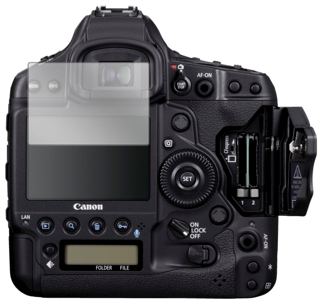 5x Schutzfolie klar für Canon Eos 1DX Display-Schutzfolie