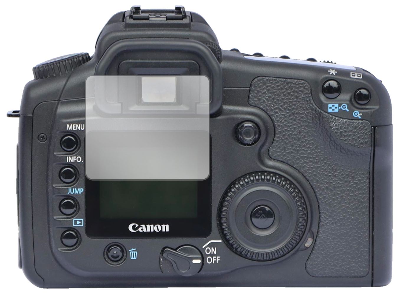 2x Schutzfolie klar für Canon Eos 20D Display-Schutzfolie
