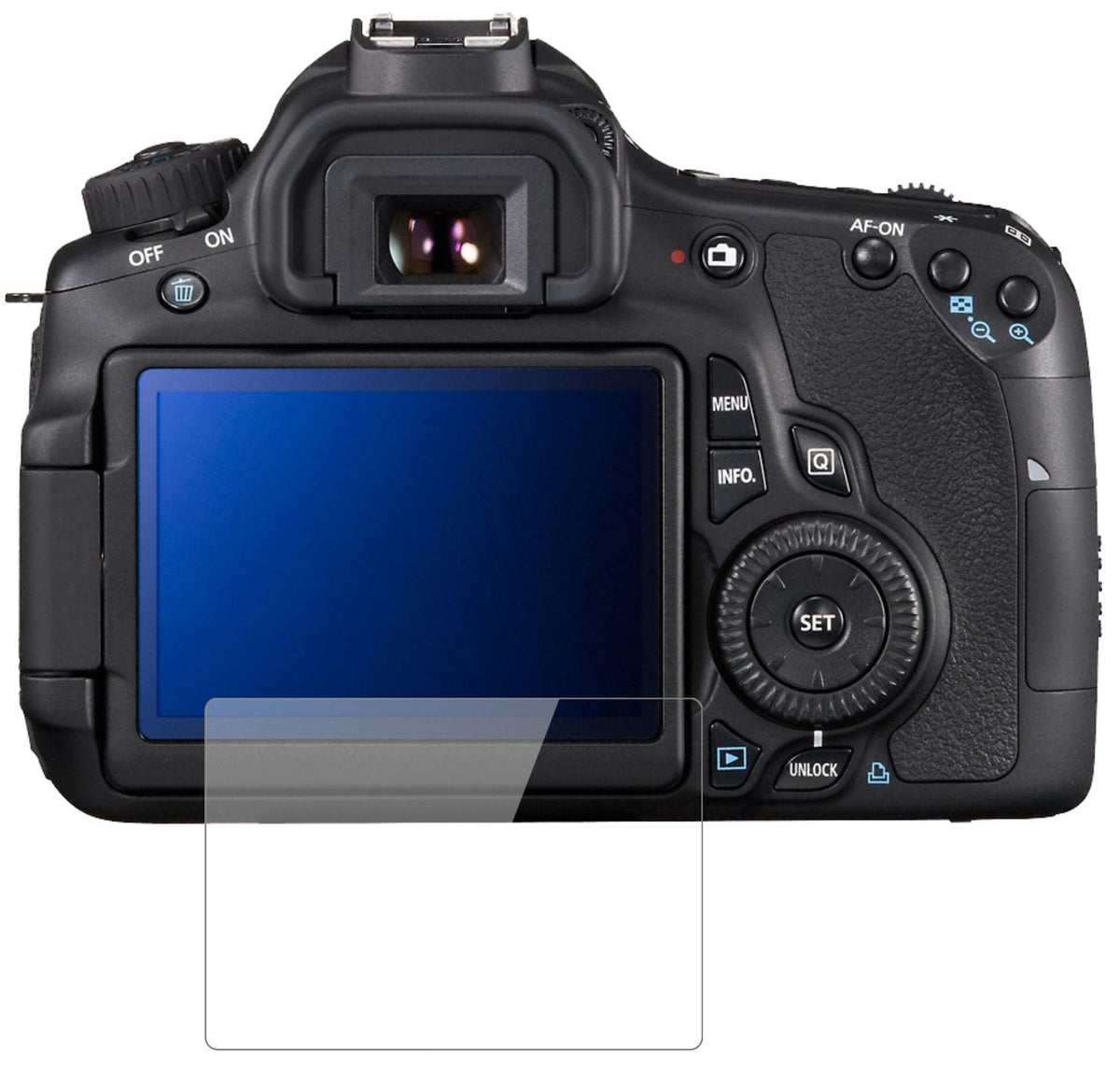 2x 9H Schutzfolie für Canon EOS 60Da Panzerfolie
