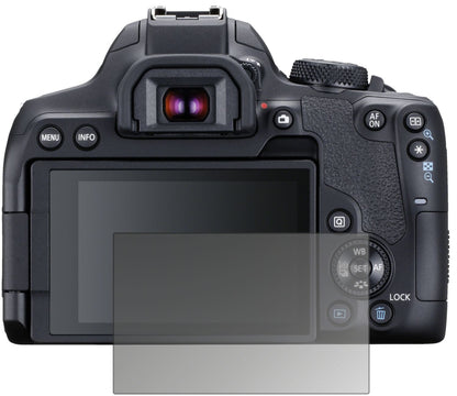 Blickschutzfolie von dipos passend für Canon EOS 850D, präziser Zuschnitt und blasenfrei montiert