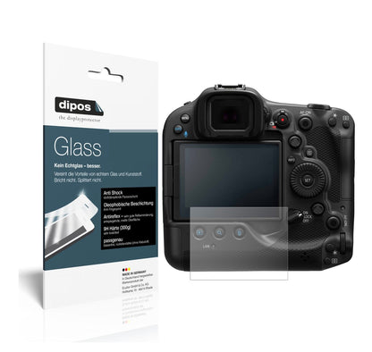 Matte Displayschutzfolie von dipos passend für Canon EOS R3, 9H kratzfest und blasenfrei montiert