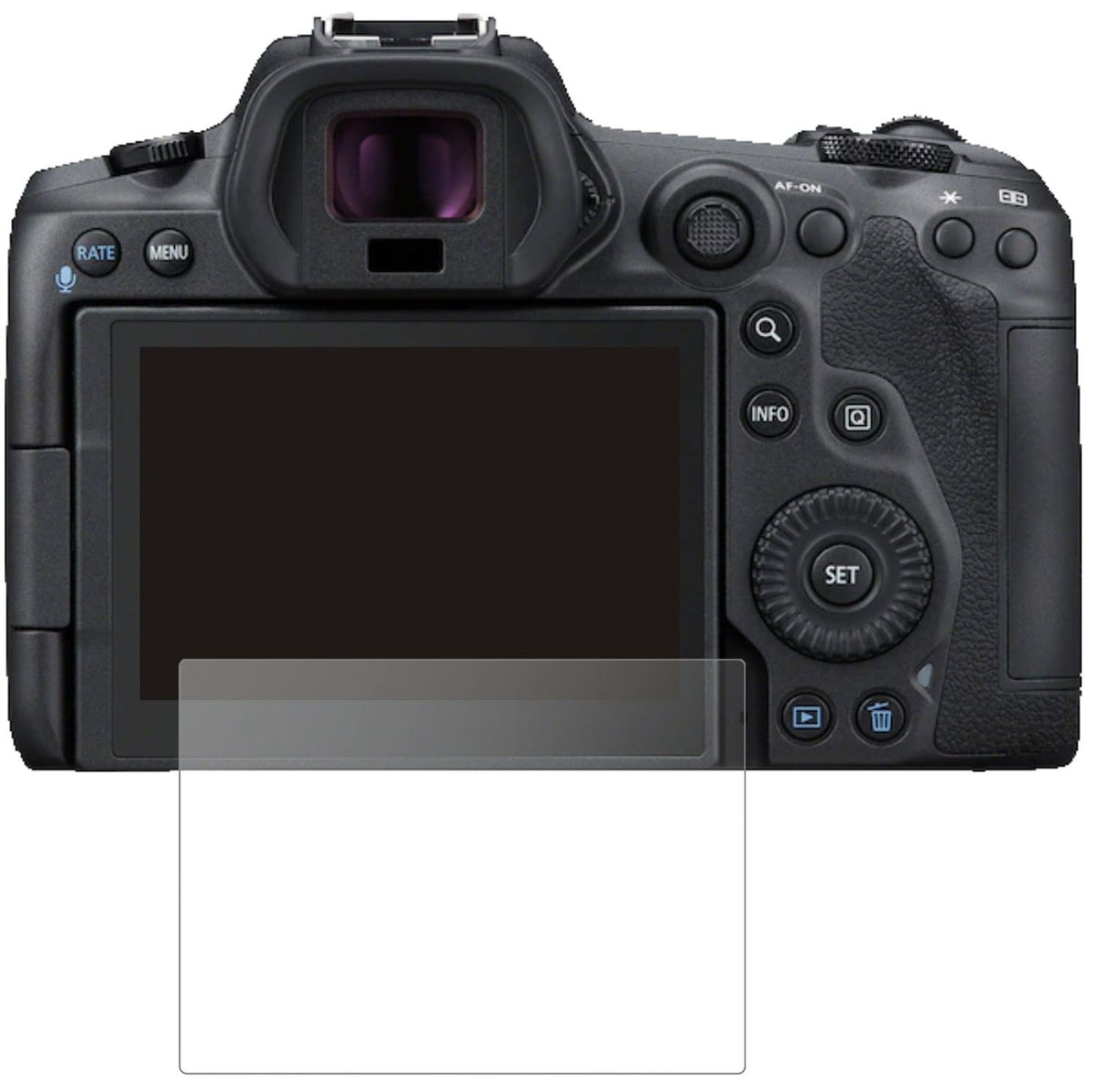 2x 9H Schutzfolie matt für Canon EOS R5 C Panzerfolie