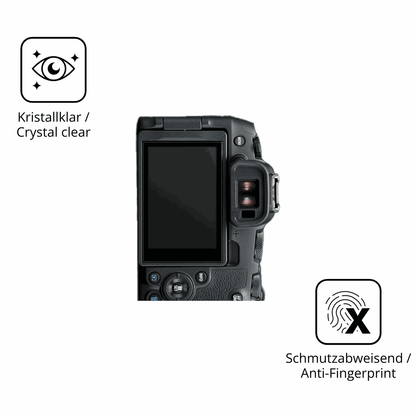 Flexible TPU-Folie passend zugeschnitten für Canon EOS R8, vollständige Abdeckung